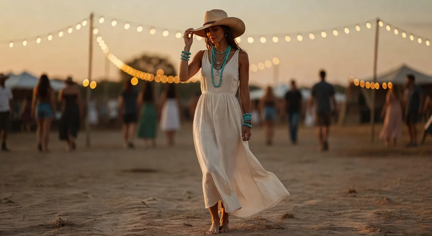 denim concert fashion attire