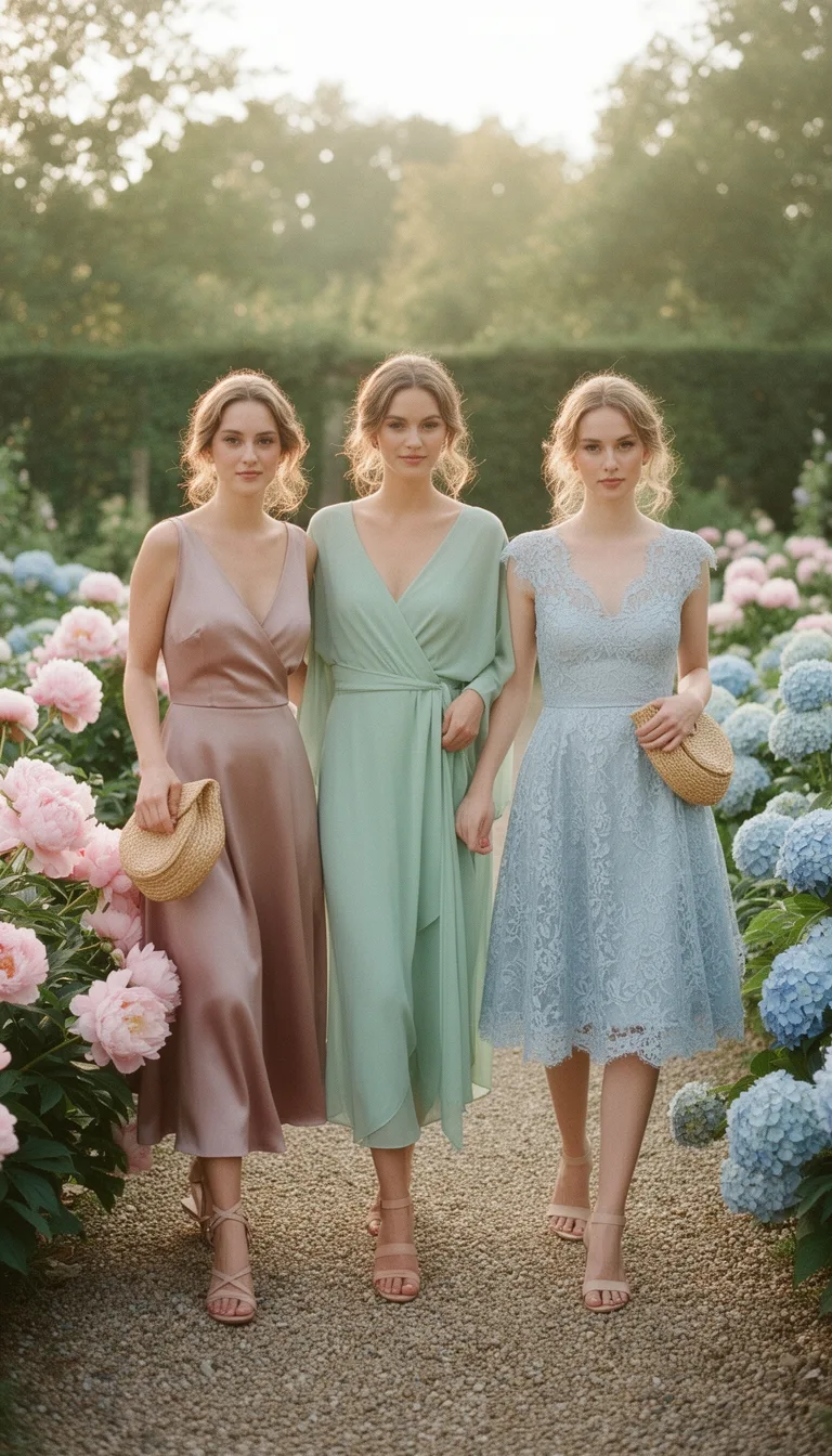 subtle daytime pastel sophistication