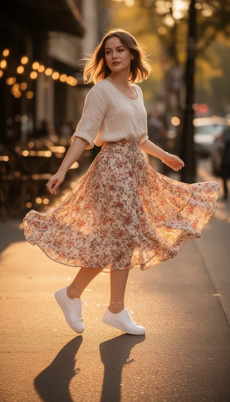 effortless romantic casual comfort