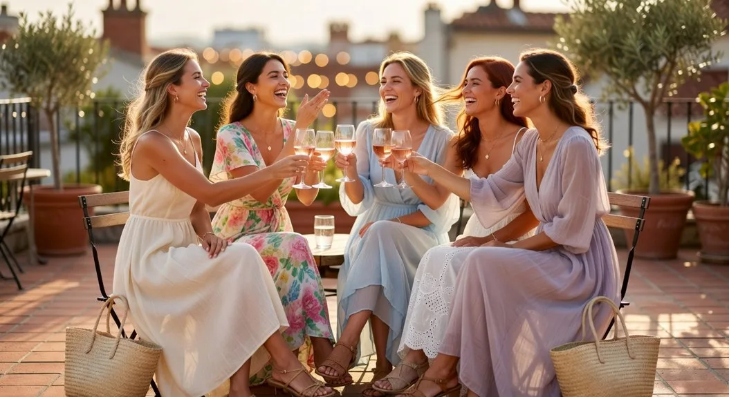 light feminine summer dress outfits