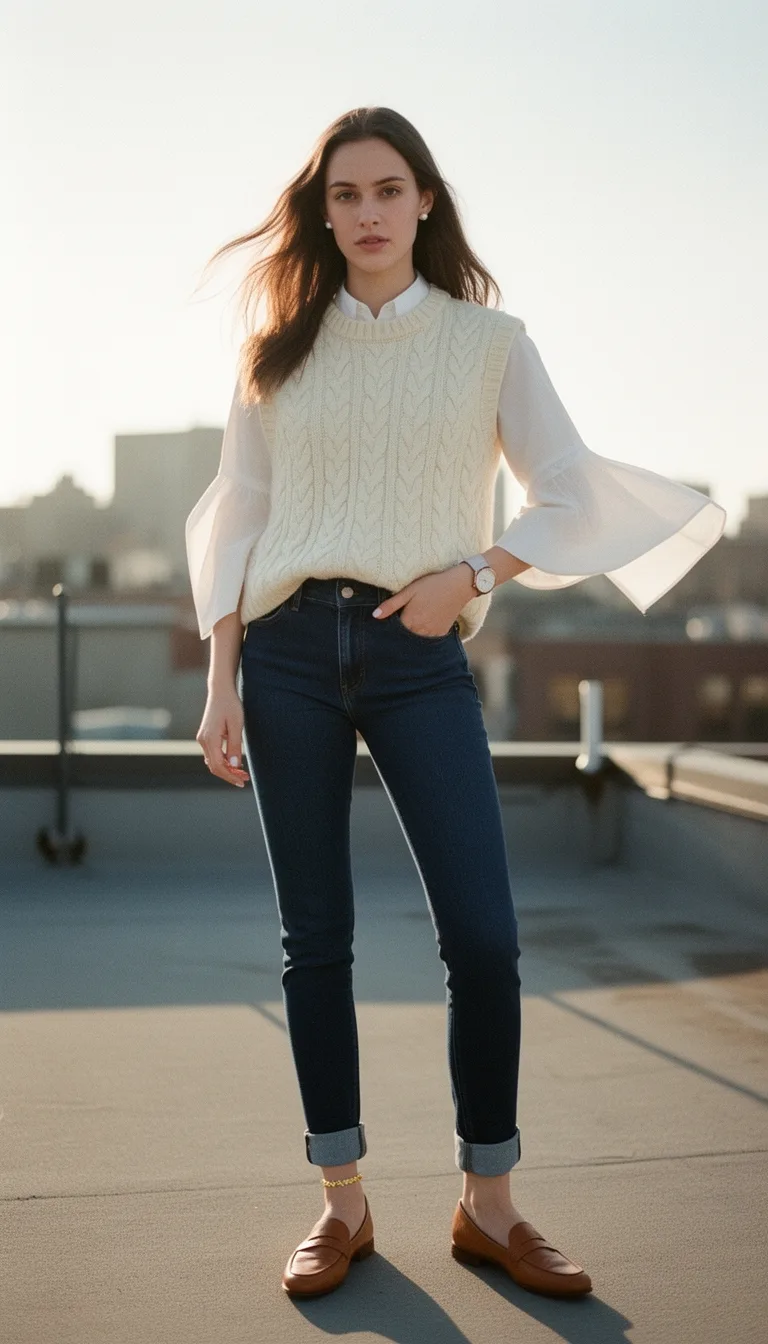knitted textural sophistication pairing