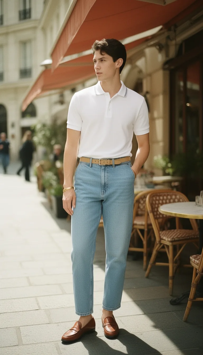 preppy polo tailored jeans