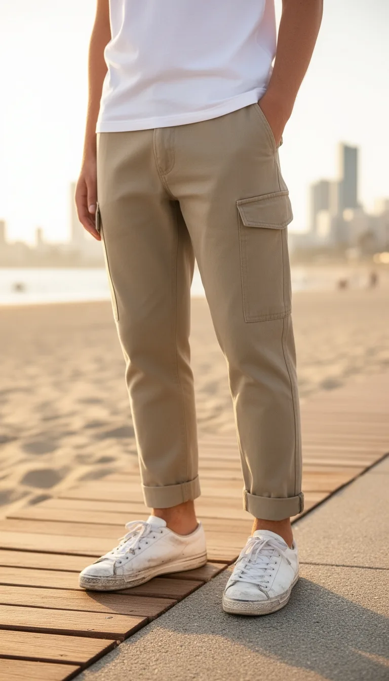 utilitarian pockets minimalist contrast