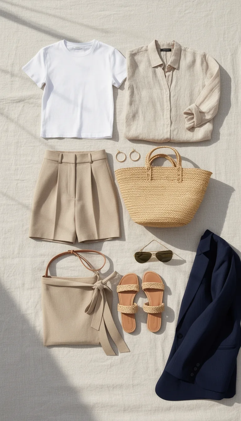 neutral wardrobe foundation pieces