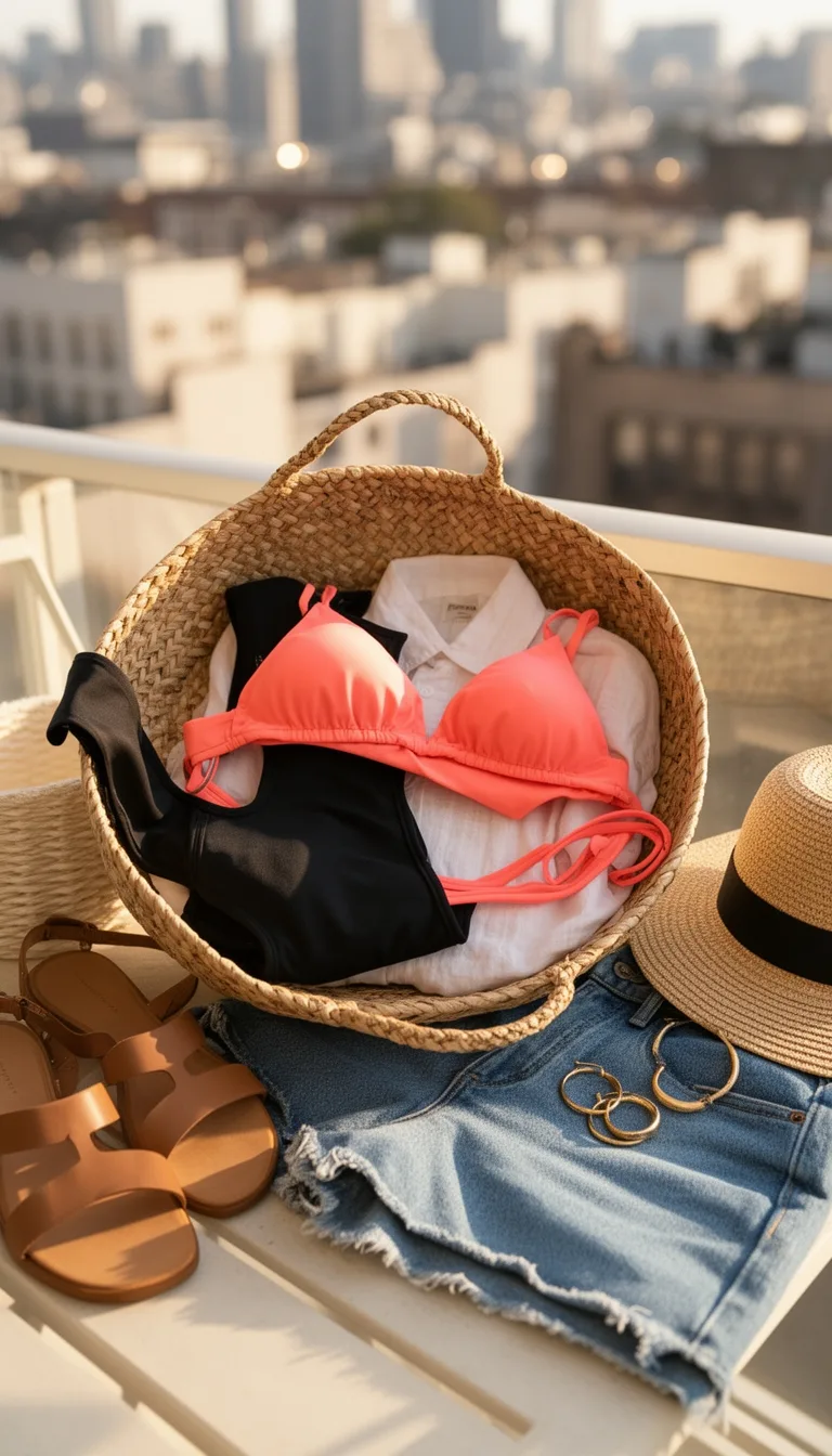 two complementary swimsuits