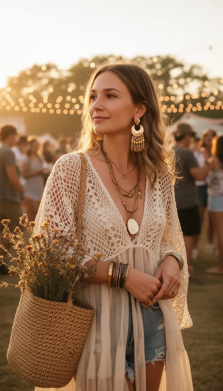 layered bold festival metals