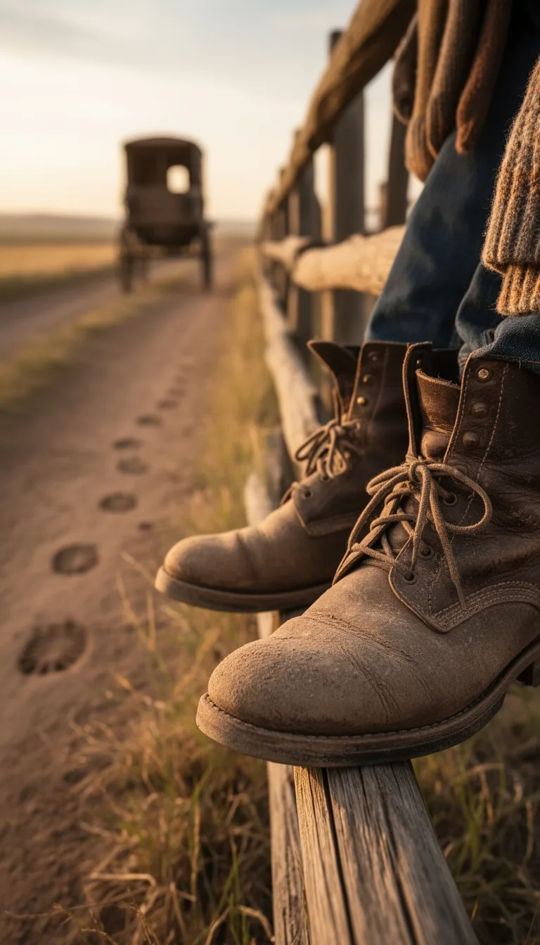 scuffed weathered character rich boots