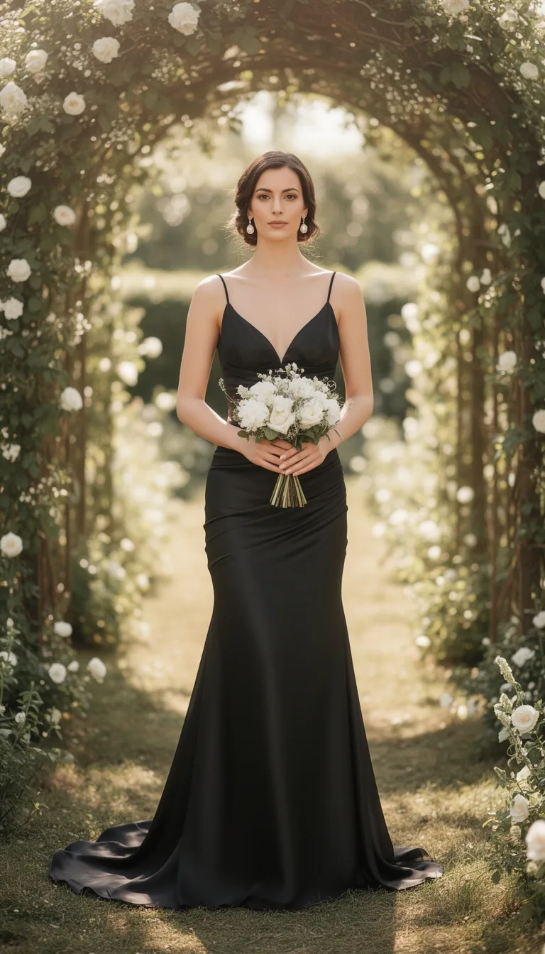 breathable silk strap gown
