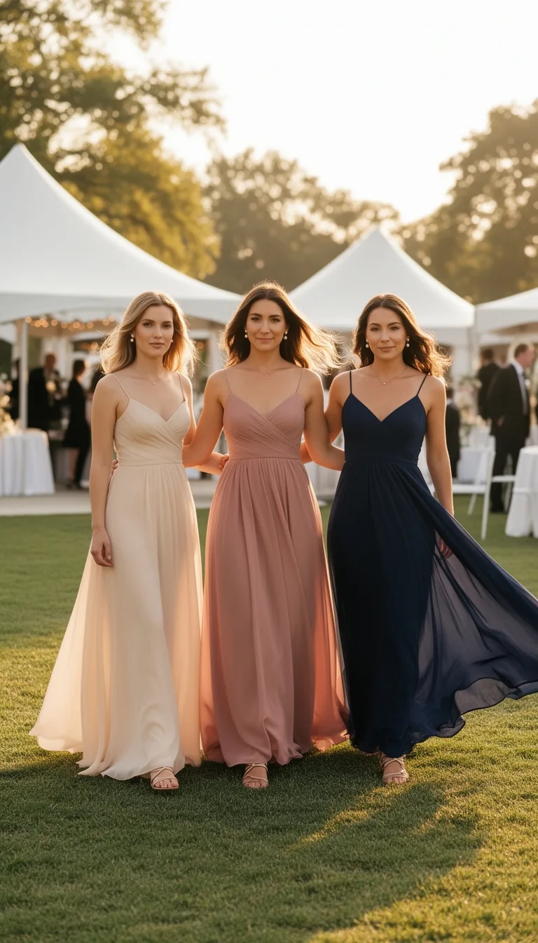 flattering flowing dance dress