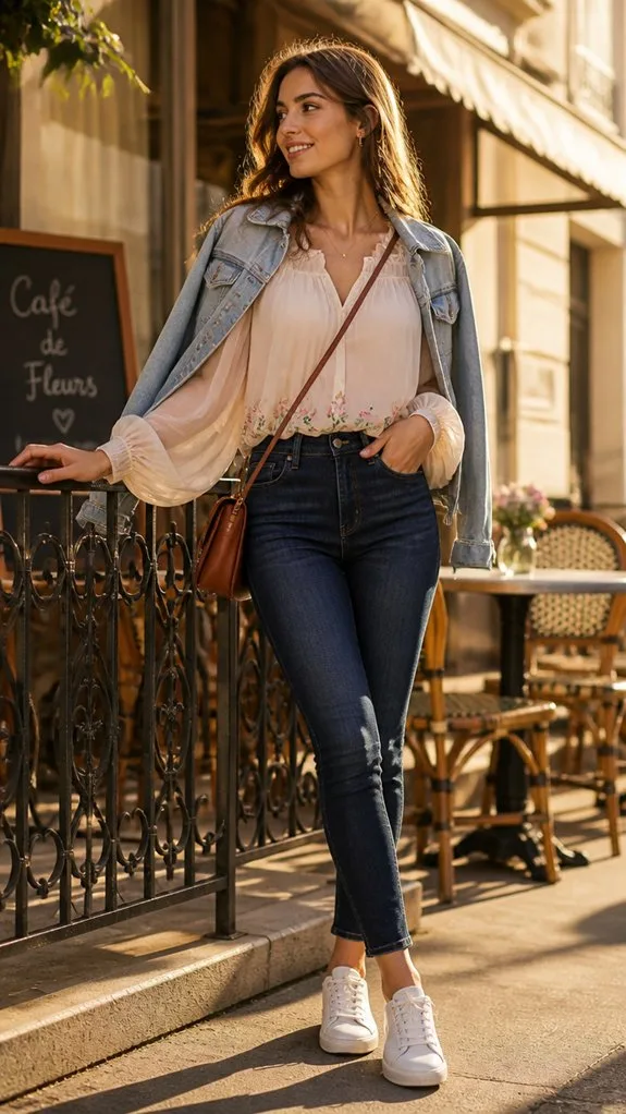 flowy tops fitted bottoms