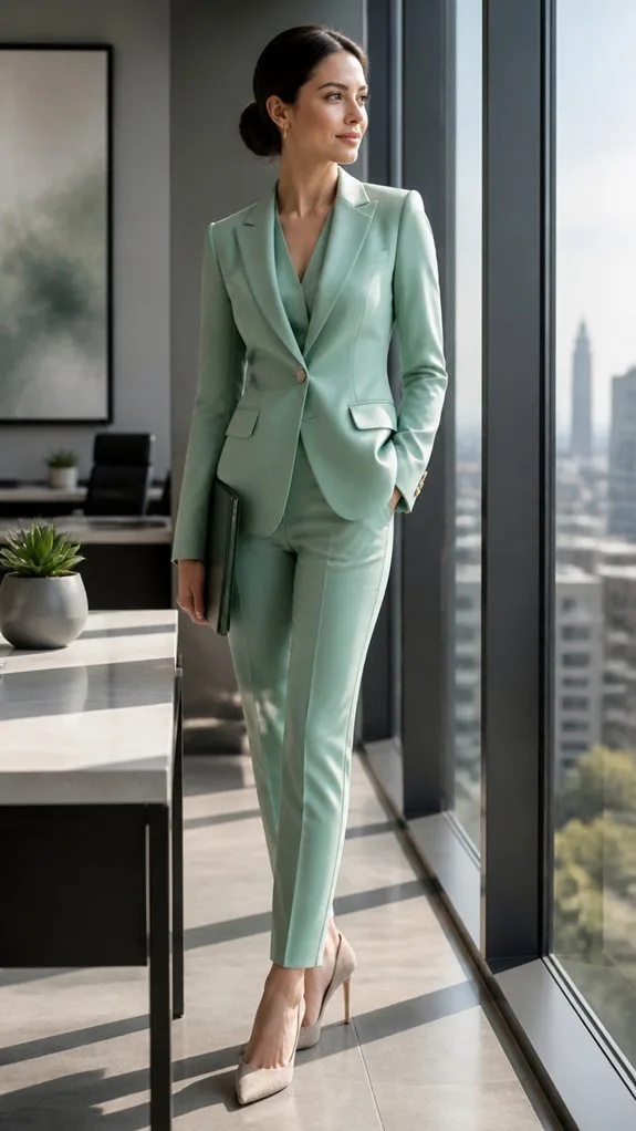 tailored spring toned monochrome