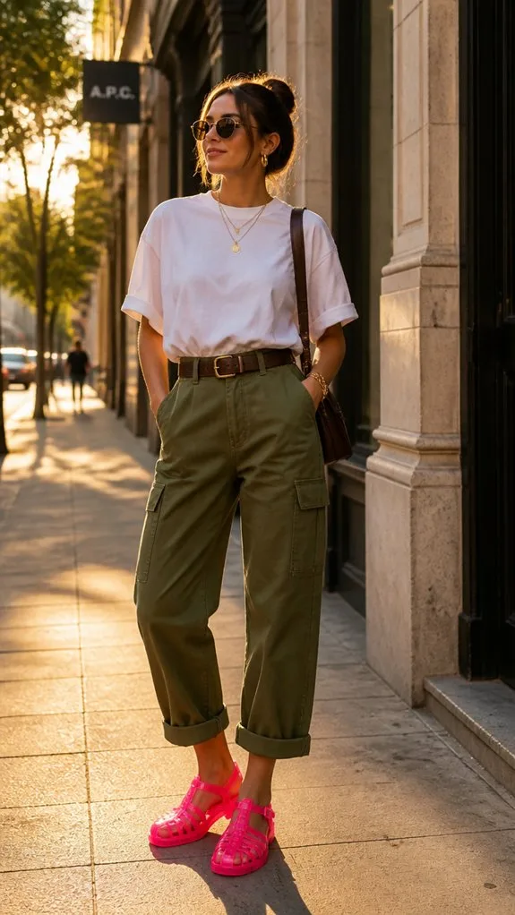 tough silhouette meets playful