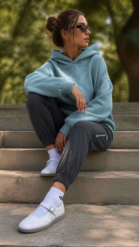 polished athleisure pairing