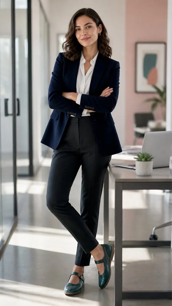 tailored neutral professional pairings