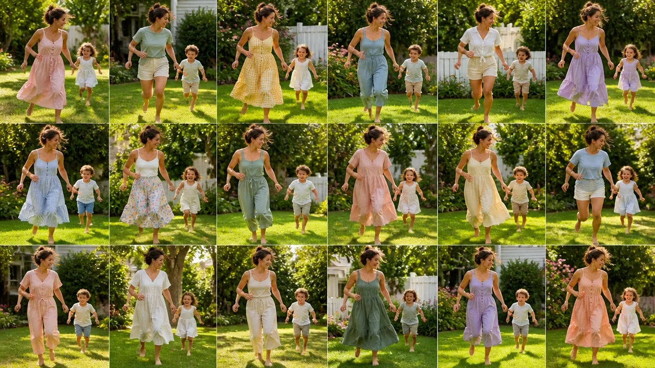 summer mother casual wear