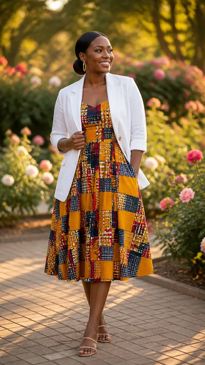 bold print neutral pairing