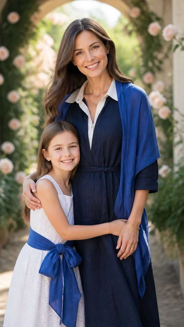 coordinated accent color duo